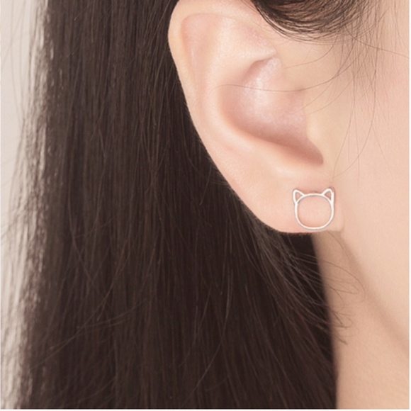 NEW Meow Meow Cat Necklace NWT NEW Silver Tone - Picture 3 of 12